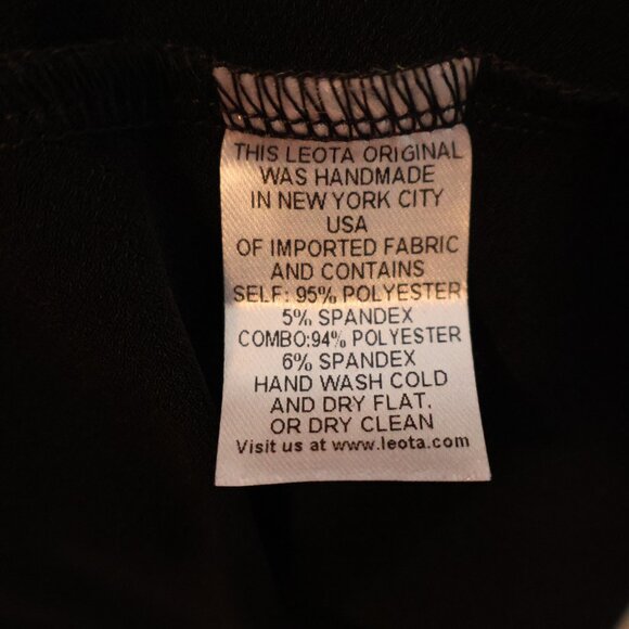 Chic Leota Perfect Faux Wrap Dress - Geometric Print V-Neck 3/4 Sleeve US L - Picture 7 of 9